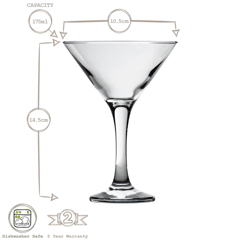 175ml Martini Glass, 12