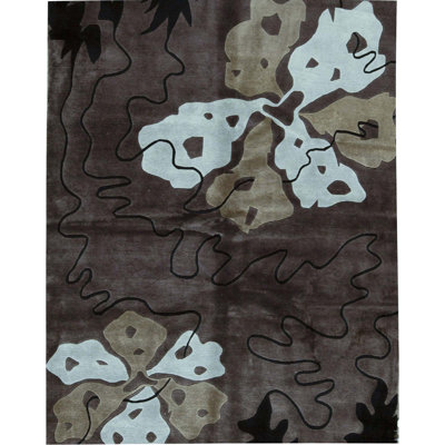 Wool Abstract Indoor Rug