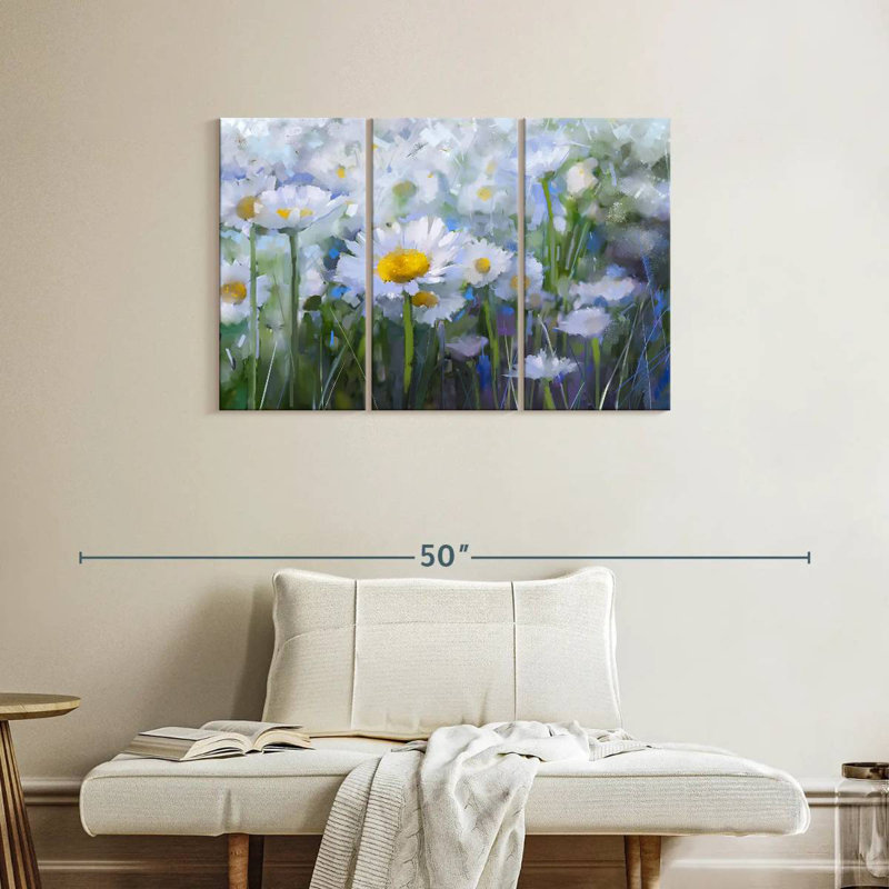Harnek pré de marguerites, H 24 po x l 38 po