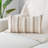 Textured Beige Striped Silk