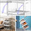 Bacs de rangement empilables transparents avec couvercles