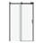 48"- 49" W X 76" H Single Sliding Frameless Shower Door With 5/16 In. Clear Tempered Glass-113431230
