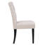 Chaise d'appoint rembourrée en lin capitonné Wren-263736403-197857312