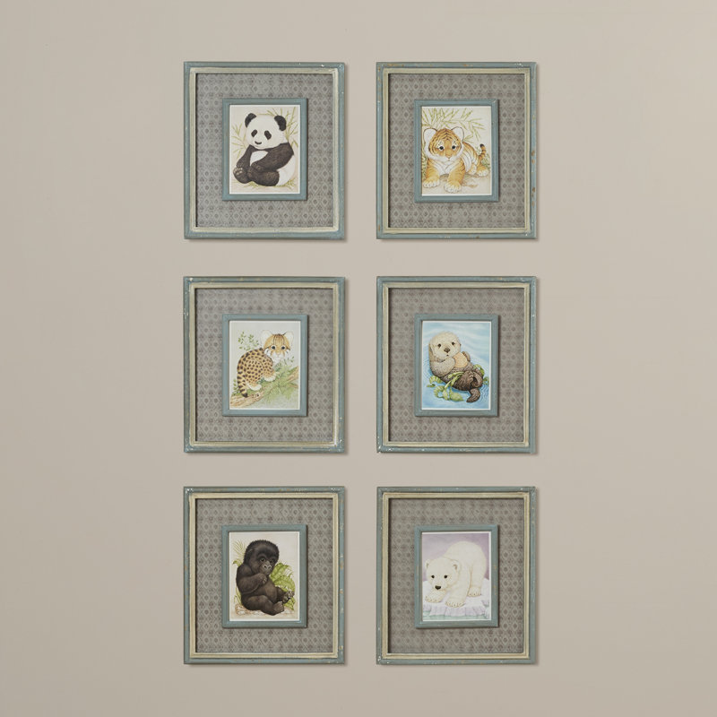 Impression sur papier Madyson (ensemble de 6)