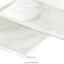 Nacre Blanc Subway 12 in. x 15 in. Glossy Glass Mosaic Wall Tile