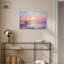 Coucher de soleil sur toile, art mural Glam Beach par Art Remedy-105307607-105307629