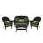 Cecilton 4 Piece Rattan Sofa Seating Group -27165457-23609058
