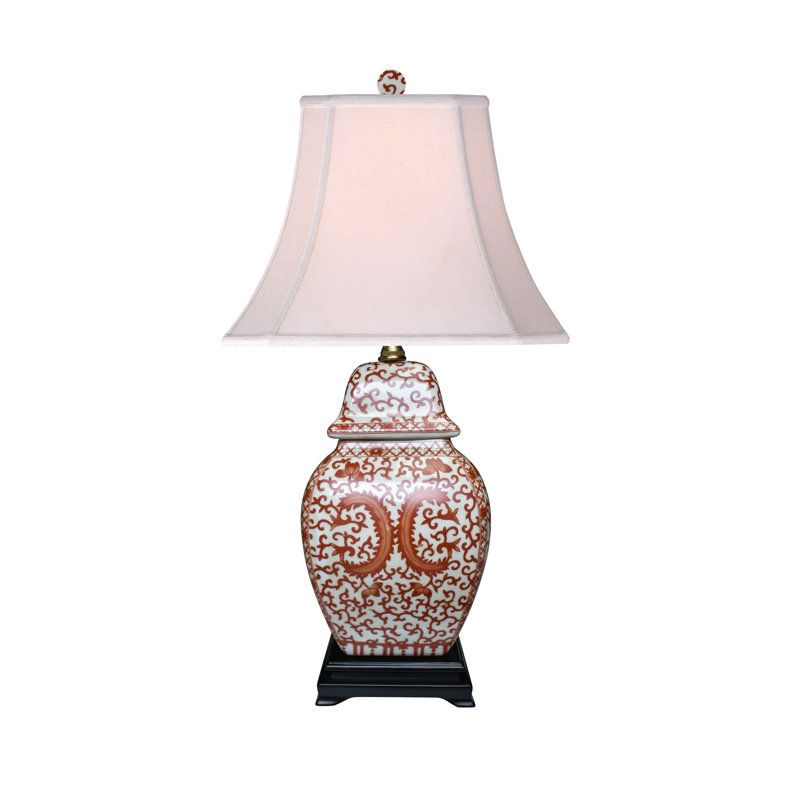 LAMPE PORCELAINE EN FLORAL