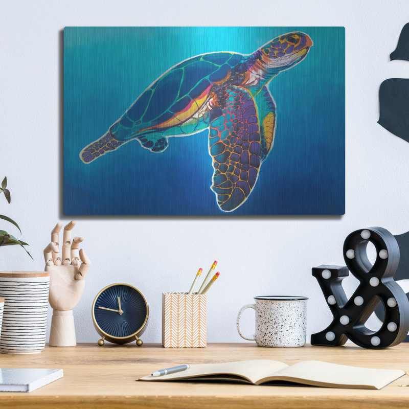 «Sea Turtle - Rainbow» par Dawg Painter