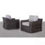 Chaise de patio avec coussins 2