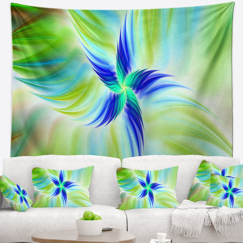 Tapisserie florale florale, H 68 po x l 80 po