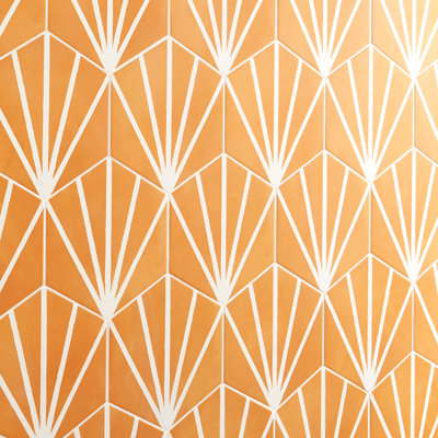 Carreau de porcelaine hexagonale 8 po GeoHex Deco