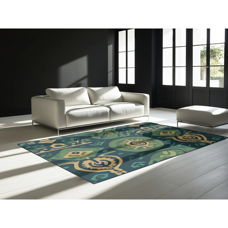 Ancient Navigator Rug, Square 3'