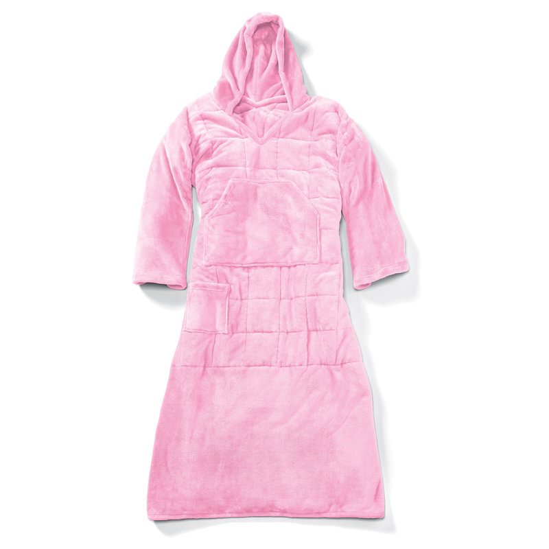 Wearable Weighted Snuggle Blanket, Pink