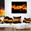 Coussin à imprimé abstrait fumée-29366491-29455515-29366495