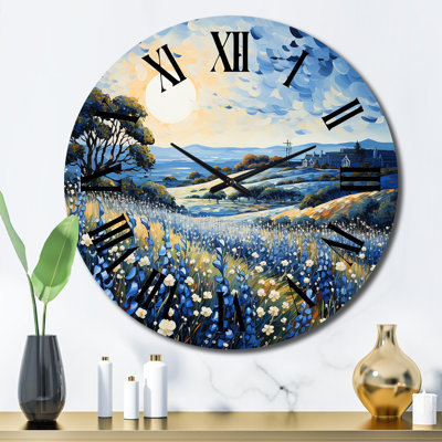 Horloge murale en métal Lakeside