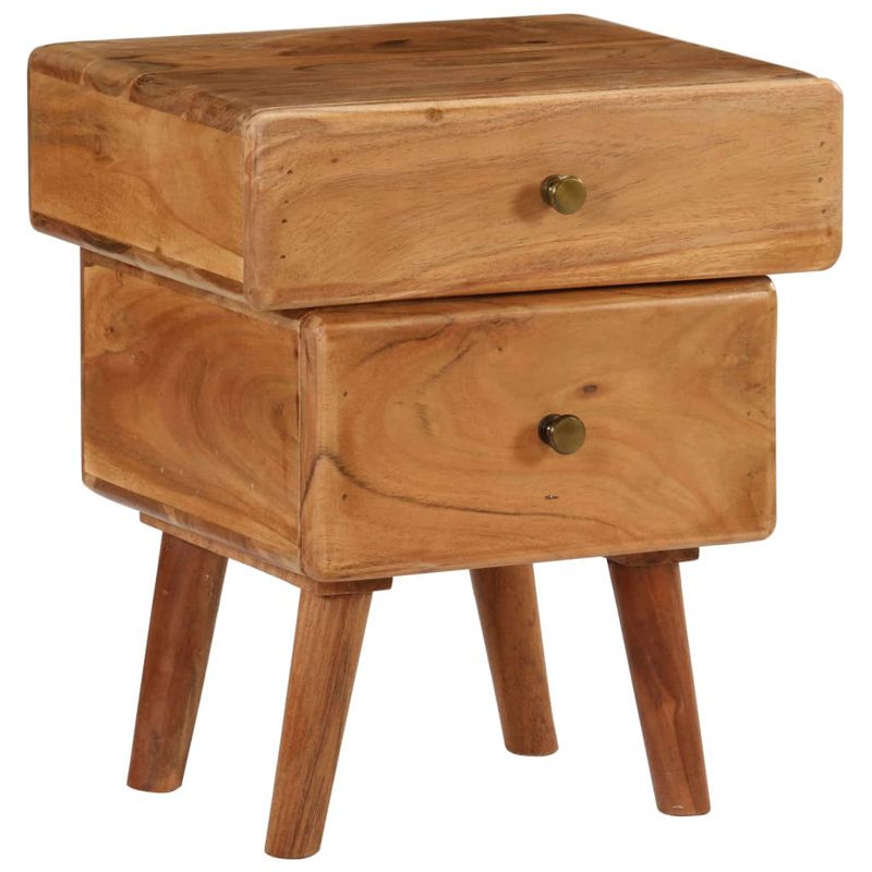 Kaylie 40cm W Solid Wood Bedside Table