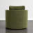 33" W Modern Upholstered Swivel Armchair-1378563915