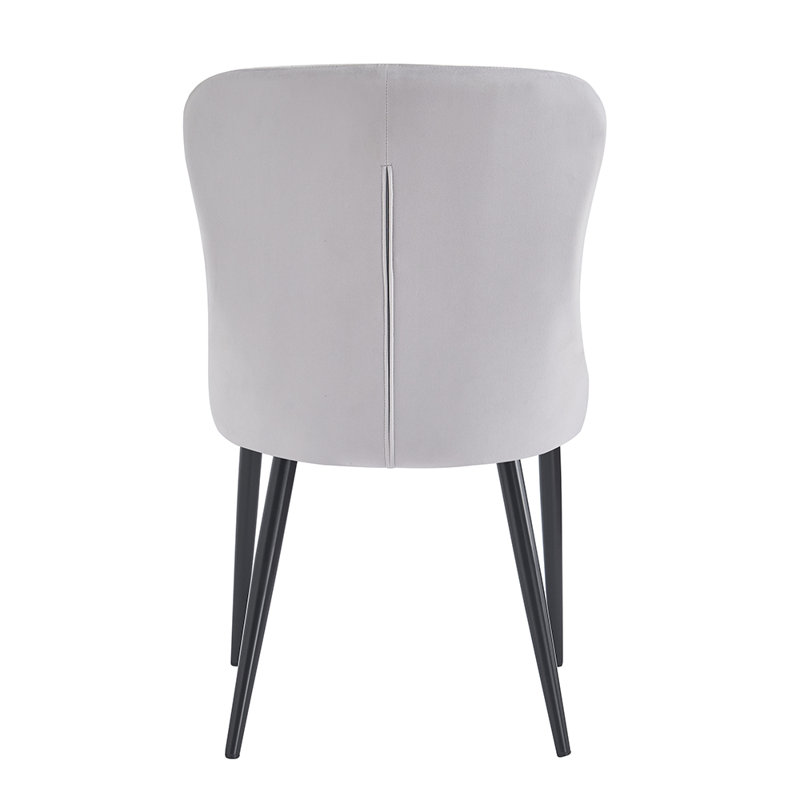Felicien 76.5cm H Velvet Upholstered Upholstered Back Side Chair