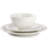 Elama Hansel 16 Piece Stoneware Dinnerware Set in White, Service for 4