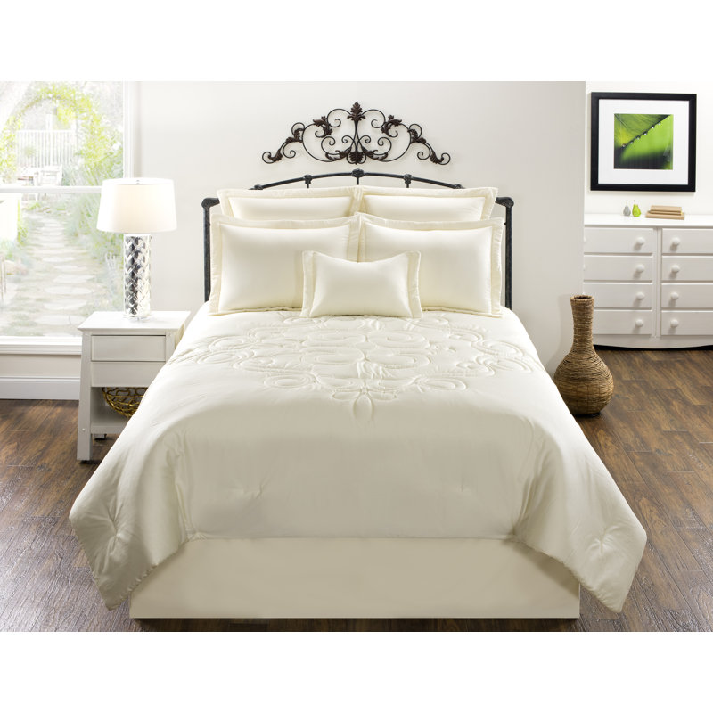 Jupe de lit Waldorf, Crème, 15 po, Très grand