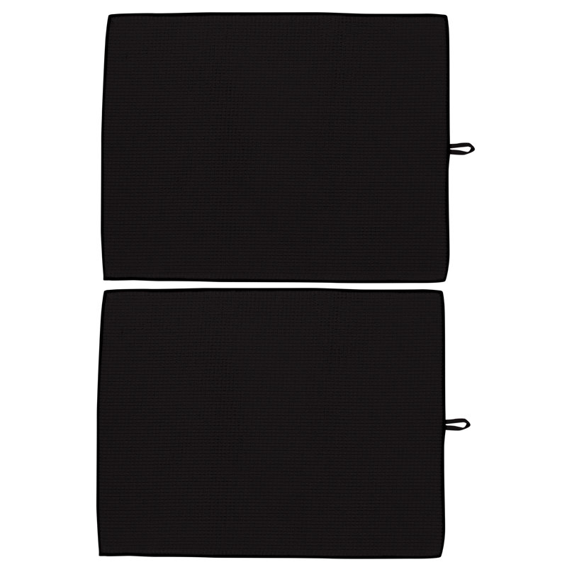 Paquet de 2 tapis de séchage Jumbo, Noir
