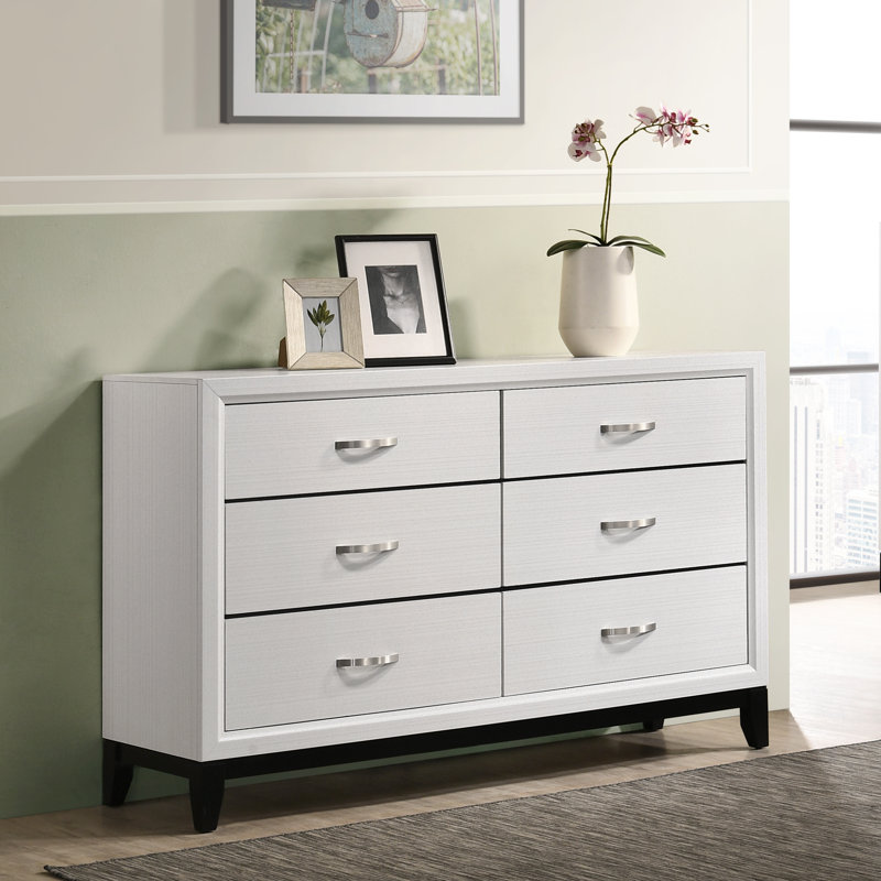 Commode double 6 tiroirs Burrigan