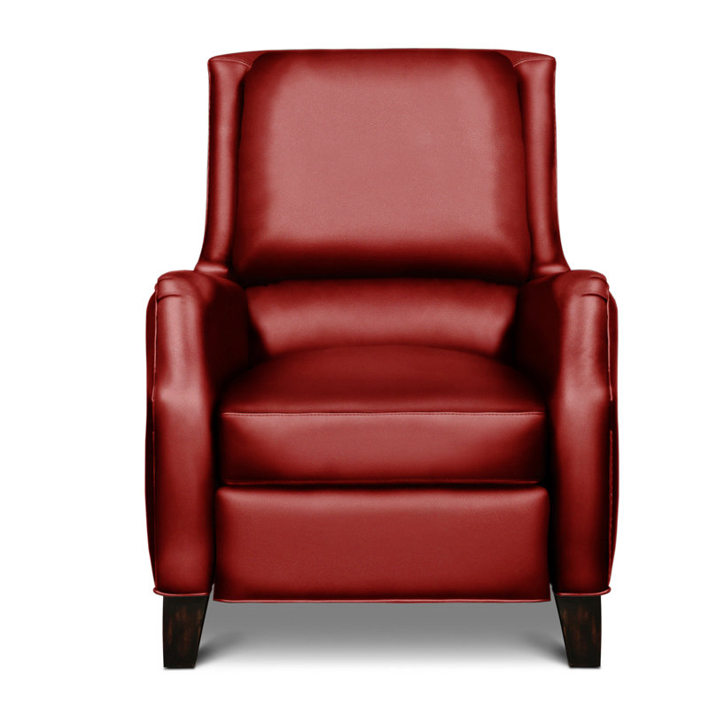 Fauteuil inclinable manuel en cuir véritable Savoy, Cardinal rouge (cartier), Espresso