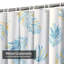 Rideau de douche à motif floral sans soudure avec 12 crochets-1523121206