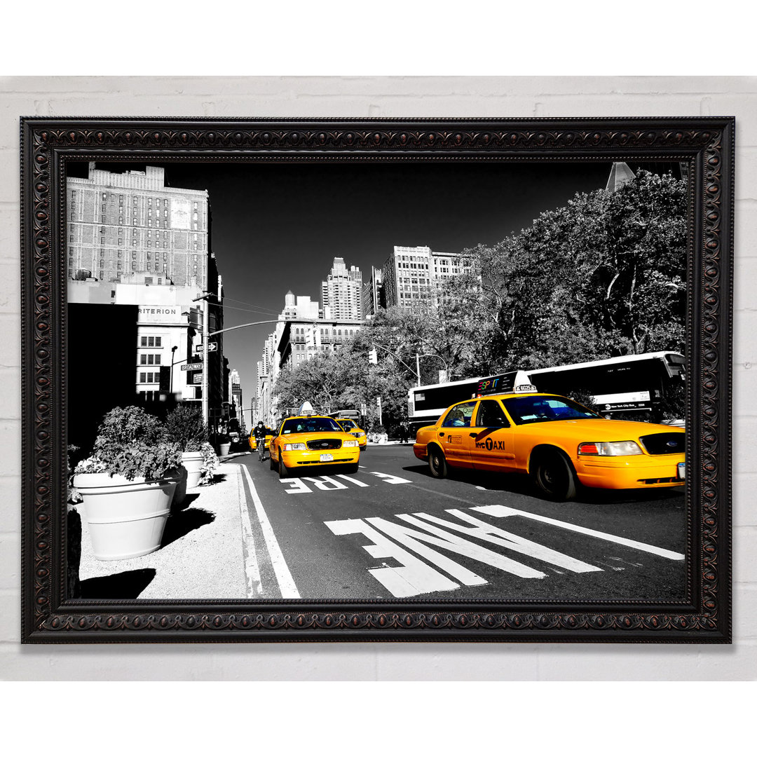 New York Yellow Taxi Drive - Drucken