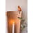  Rustic Clay Roofing Tile Taper Candle Holder with Bird