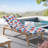  Outdoor Indoor 3'' Lounge Patio Cushion Patriotic American Flag Donuts Cupcakes Red White Blue Stars Light Water-Resistant Chaise Lounge Cushion for Chair Patio Furniture Seat Cushion