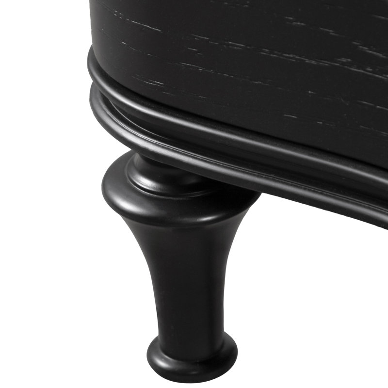 Seabliss 3-Drawer Nightstand, Black