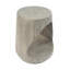 Table d'appoint creuse, texture semblable au bois