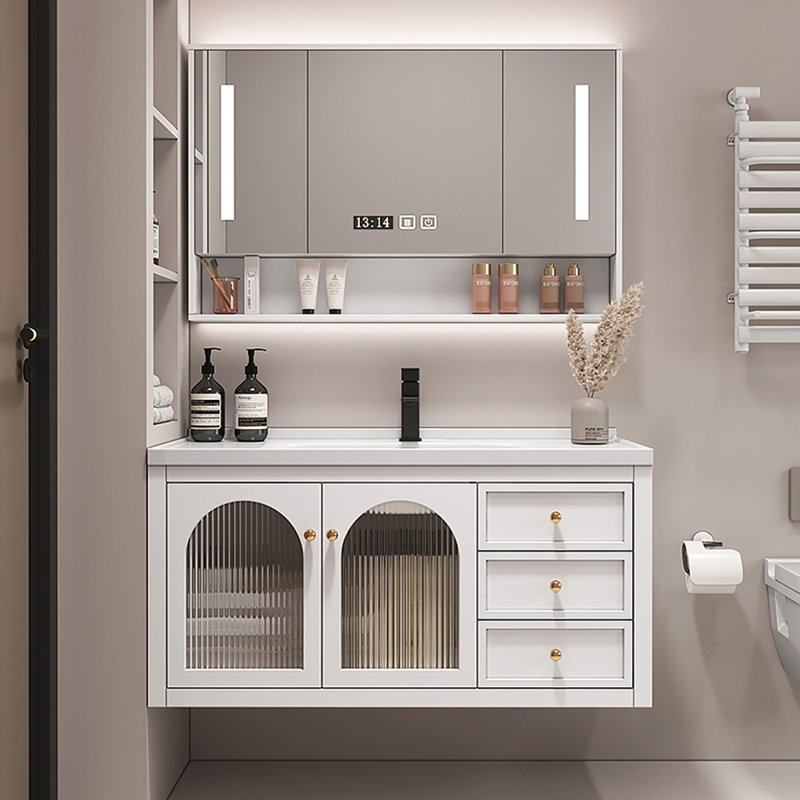 Modern light luxury vanitie bathroom cabinet