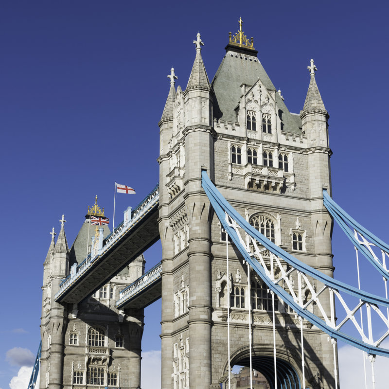 Tower Bridge In London by AndresGarciaM - Wrapped Canvas Print, 30cm H x 30cm W