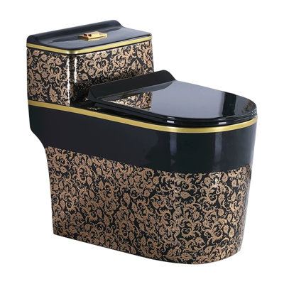 1.45 Gallons Gpf Elongated Anti-Smell And Silent Close Coupled Toilets (Seat Included)