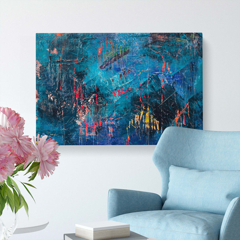 Abstract Art Painting Vol.235 by S.Johnson - Wrapped Canvas, 35cm H x 50cm W x 3cm D