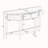Modern Curved Console Table