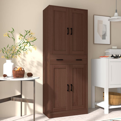 Armoire de cuisine de 71 po de hauteur avec portes et tiroir pour la cuisine, le couloir et le bureau