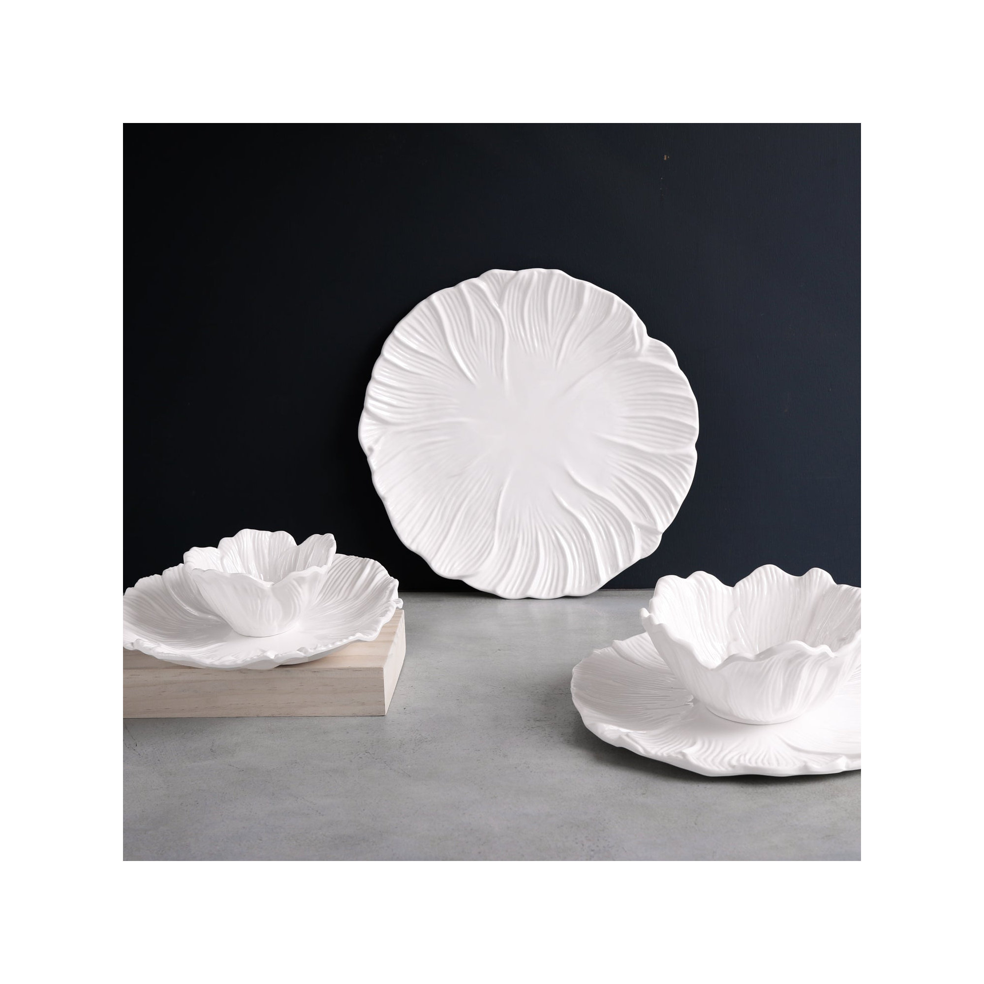Vida Melamine Lettuce Cereal Bowl