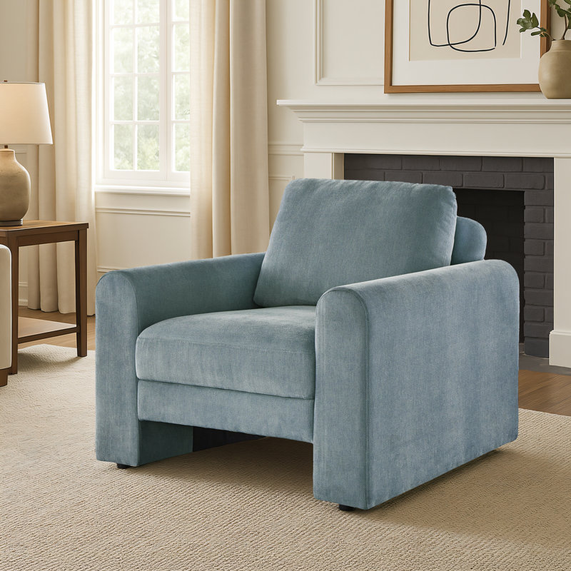 Fauteuil d'appoint Hampden, Bleu