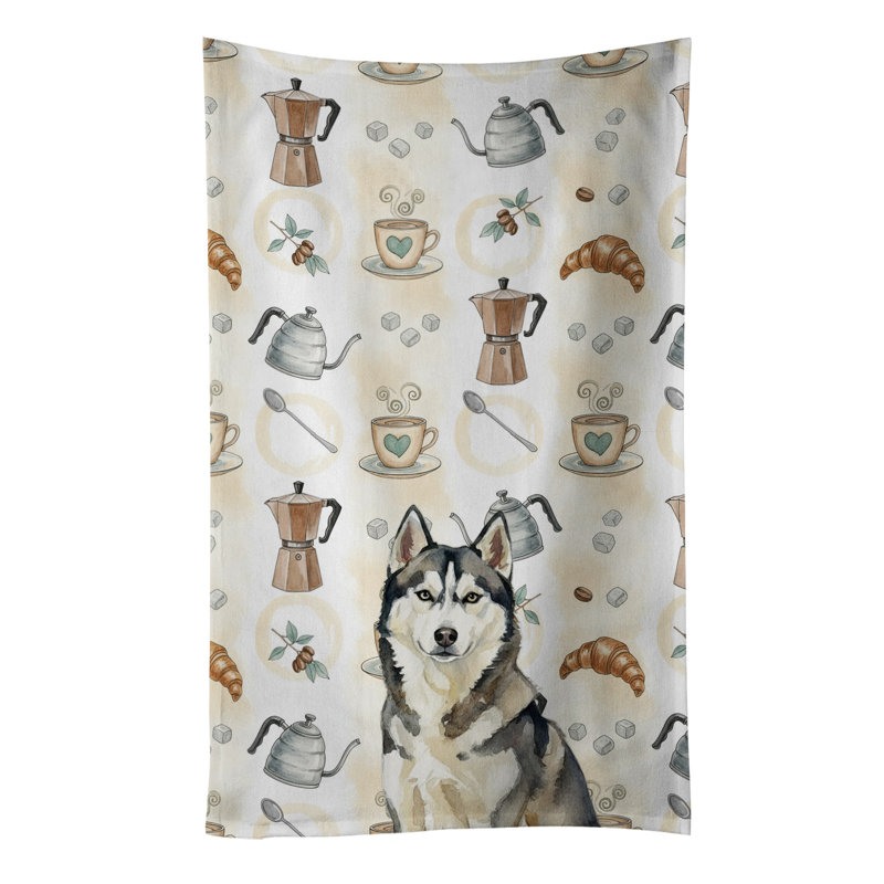 Serviette de cuisine Agouti Siberian Husky, Husky sibérien Agouti
