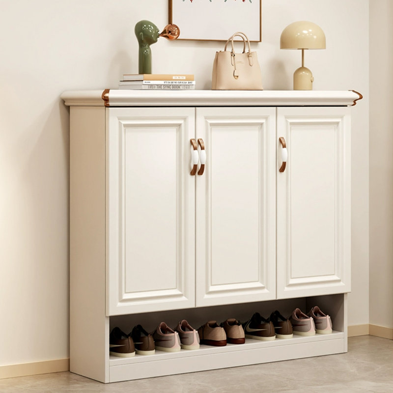 Rangement à chaussures en aluminium beige