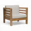 Fauteuils club d'extérieur en bois d'acacia avec coussins-914868256-914868269