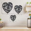 Art mural Clustered Hearts-1015037252-1015037248