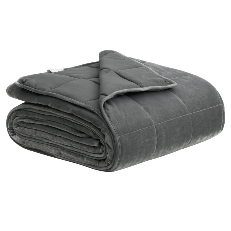 Devpal Throw Blanket, Grey, W200 x L230cm