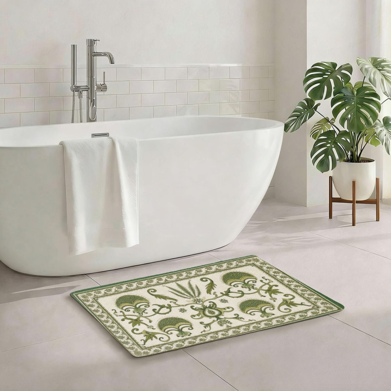 Tapis pour salle de bain Green Green 20 x 32 po