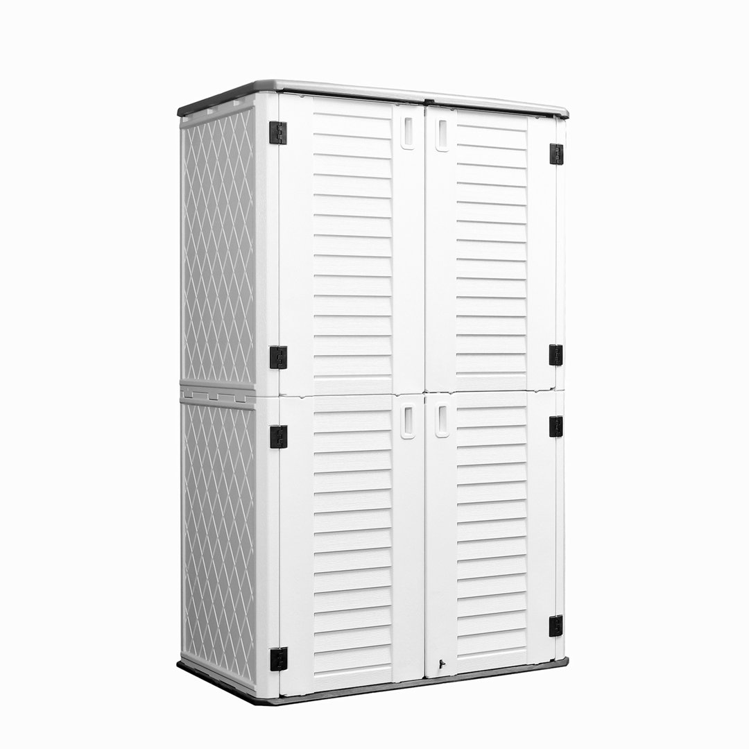 4 ft. W x 2 ft. D Horizontal Resin Storage Shed clihome