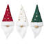 Ensemble de 3 décorations de Noël à accrocher avec gnome de père Noël et étoiles - 6 po